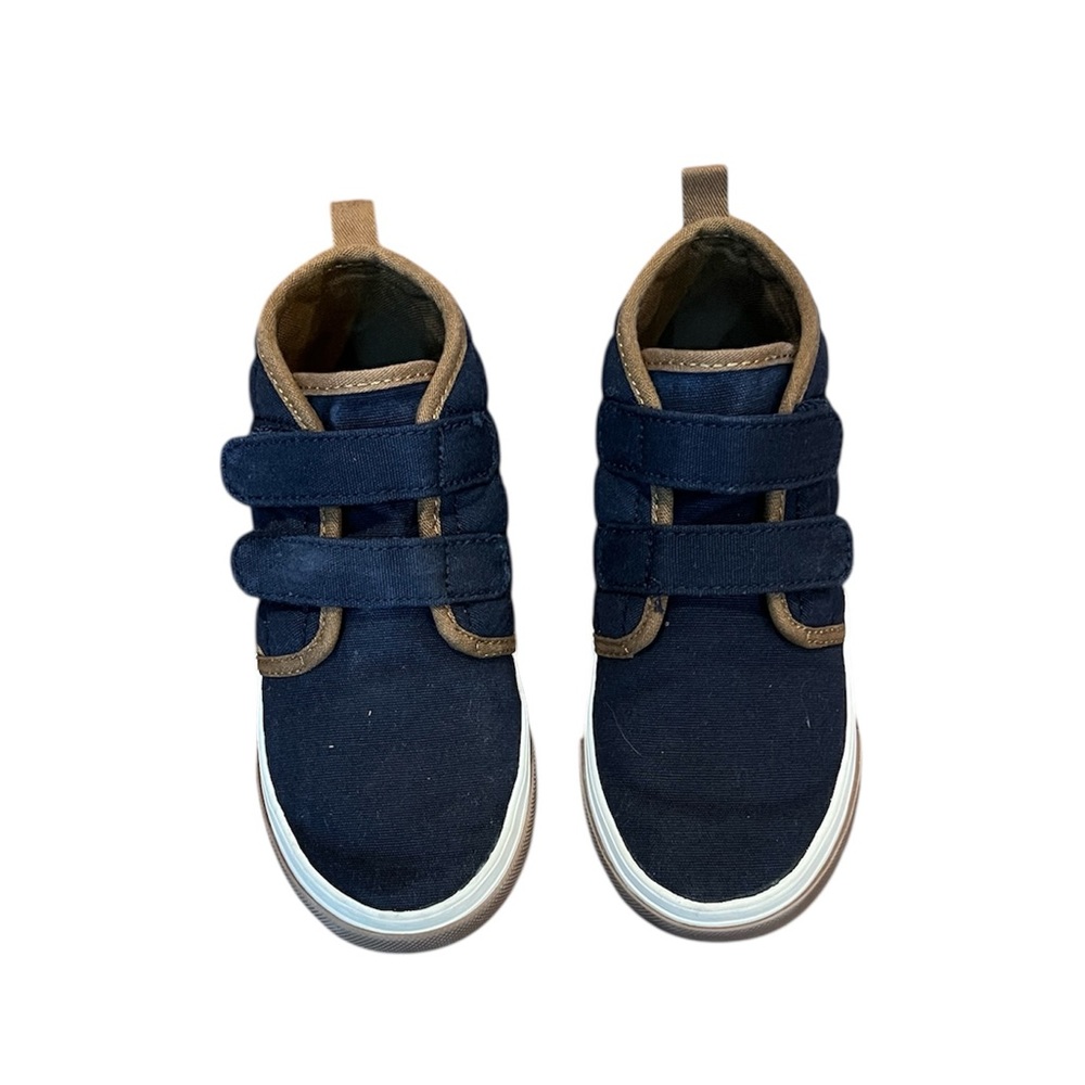 Old Navy Quilted Canvas Double Strap Sneaker, Blue Size 10